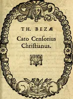 Picture 48 of 55 from Theodori Bezæ Vezelii Poëmata varia ... (1599), leaf 324