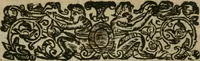 An illustration from Theomagia, or, The temple of wisdome : in three parts, spiritual, celestial, and elemental : containing the occult powers of the angels of astromancy in the telesmatical sculpture of the Persians and AEgyptians : the mysterious vertues of the characters of the stars with the genii, idea's and figures of geomancy ... : the knowledge of the Rosie Crucian physick, and the miraculous secrets in nature ... (1663)
