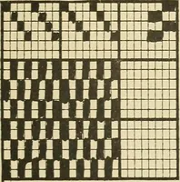 An illustration from Theory of silk weaving; a treatise on the construction and application of weaves, and decomposition and calculation of silk fabrics .. (1896)