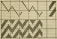 An illustration from Theory of silk weaving; a treatise on the construction and application of weaves, and decomposition and calculation of silk fabrics .. (1896)