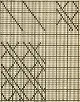 Picture 18 of 57 from Theory of silk weaving; a treatise on the construction and application of weaves, and decomposition and calculation of silk fabrics .. (1896), leaf 35