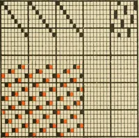 Picture 27 of 57 from Theory of silk weaving; a treatise on the construction and application of weaves, and decomposition and calculation of silk fabrics .. (1896), leaf 50