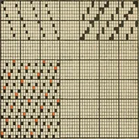 Picture 28 of 57 from Theory of silk weaving; a treatise on the construction and application of weaves, and decomposition and calculation of silk fabrics .. (1896), leaf 51