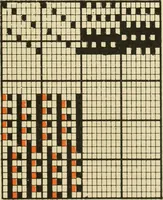 An illustration from Theory of silk weaving; a treatise on the construction and application of weaves, and decomposition and calculation of silk fabrics .. (1896)
