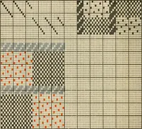 An illustration from Theory of silk weaving; a treatise on the construction and application of weaves, and decomposition and calculation of silk fabrics .. (1896)