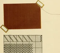 An illustration from Theory of silk weaving; a treatise on the construction and application of weaves, and decomposition and calculation of silk fabrics .. (1896)