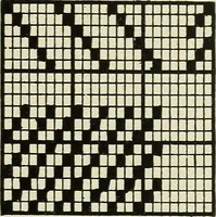 An illustration from Theory of silk weaving; a treatise on the construction and application of weaves, and the decomposition and calculation of broad and narrow, plain, novelty and jacquard silk fabrics (1921)