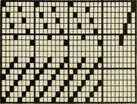 An illustration from Theory of silk weaving; a treatise on the construction and application of weaves, and the decomposition and calculation of broad and narrow, plain, novelty and jacquard silk fabrics (1921)