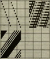 Picture 13 of 59 from Theory of silk weaving; a treatise on the construction and application of weaves, and the decomposition and calculation of broad and narrow, plain, novelty and jacquard silk fabrics (1921), leaf 30