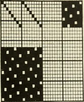 An illustration from Theory of silk weaving; a treatise on the construction and application of weaves, and the decomposition and calculation of broad and narrow, plain, novelty and jacquard silk fabrics (1921)