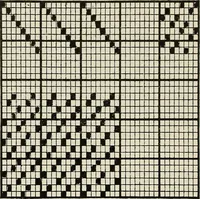 Picture 32 of 59 from Theory of silk weaving; a treatise on the construction and application of weaves, and the decomposition and calculation of broad and narrow, plain, novelty and jacquard silk fabrics (1921), leaf 49