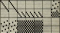 An illustration from Theory of silk weaving; a treatise on the construction and application of weaves, and the decomposition and calculation of broad and narrow, plain, novelty and jacquard silk fabrics (1921)