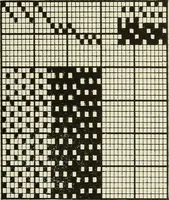 Picture 50 of 59 from Theory of silk weaving; a treatise on the construction and application of weaves, and the decomposition and calculation of broad and narrow, plain, novelty and jacquard silk fabrics (1921), leaf 64