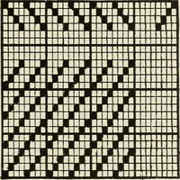 An illustration from Theory of silk weaving; a treatise on the construction and application of weaves, and the decomposition and calculation of broad and narrow, plain, novelty and jacquard silk fabrics (1921)