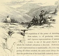 An illustration from The theory and practice of landscape painting in water-colours. Illustrated by a series of twenty-six drawings and diagrams in colours, and numerous woodcuts (1871)