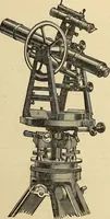 An illustration from The theory and practice of surveying. Designed for the use of surveyors and engineers generally, but especially for the use of students in engineering (1886)