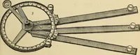 An illustration from The theory and practice of surveying. Designed for the use of surveyors and engineers generally, but especially for the use of students in engineering (1886)