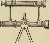An illustration from The theory and practice of surveying. Designed for the use of surveyors and engineers generally, but especially for the use of students in engineering (1886)