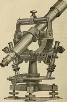 An illustration from The theory and practice of surveying. Designed for the use of surveyors and engineers generally, but especially for the use of students in engineering (1886)