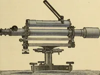 An illustration from The theory and practice of surveying. Designed for the use of surveyors and engineers generally, but especially for the use of students in engineering (1886)