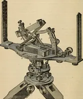 An illustration from The theory and practice of surveying. Designed for the use of surveyors and engineers generally, but especially for the use of students in engineering (1886)
