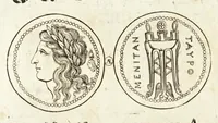 Picture 23 of 65 from Thesaurus ex Thesauro Palatino selectus, sive, Gemmarum et numismatum quae in electorali cimeliarchio continentur elegantiorum aere expressa, et convenienti commentario illustrata dispositio (1685), leaf 254