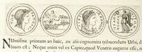 An illustration from Thesaurus ex Thesauro Palatino selectus, sive, Gemmarum et numismatum quae in electorali cimeliarchio continentur elegantiorum aere expressa, et convenienti commentario illustrata dispositio (1685)