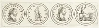 An illustration from Thesaurus ex Thesauro Palatino selectus, sive, Gemmarum et numismatum quae in electorali cimeliarchio continentur elegantiorum aere expressa, et convenienti commentario illustrata dispositio (1685)