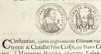 Picture 49 of 65 from Thesaurus ex Thesauro Palatino selectus, sive, Gemmarum et numismatum quae in electorali cimeliarchio continentur elegantiorum aere expressa, et convenienti commentario illustrata dispositio (1685), leaf 393