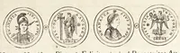 An illustration from Thesaurus ex Thesauro Palatino selectus, sive, Gemmarum et numismatum quae in electorali cimeliarchio continentur elegantiorum aere expressa, et convenienti commentario illustrata dispositio (1685)