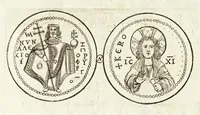 Picture 65 of 65 from Thesaurus ex Thesauro Palatino selectus, sive, Gemmarum et numismatum quae in electorali cimeliarchio continentur elegantiorum aere expressa, et convenienti commentario illustrata dispositio (1685), leaf 448