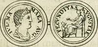 An illustration from Thesaurus numismatum e musaeo Caroli Patini (1672)