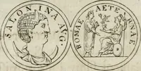 An illustration from Thesaurus numismatum e musaeo Caroli Patini (1672)