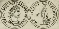 An illustration from Thesaurus numismatum e musaeo Caroli Patini (1672)