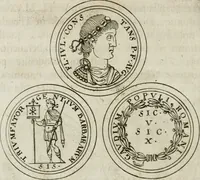 An illustration from Thesaurus numismatum e musaeo Caroli Patini (1672)