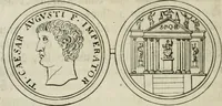 An illustration from Thesaurus numismatum e musaeo Caroli Patini (1672)