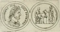 An illustration from Thesaurus numismatum e musaeo Caroli Patini (1672)