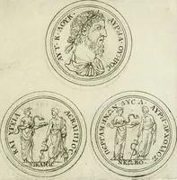 An illustration from Thesaurus numismatum e musaeo Caroli Patini (1672)