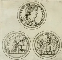 An illustration from Thesaurus numismatum e musaeo Caroli Patini (1672)