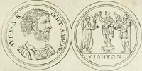 An illustration from Thesaurus numismatum e musaeo Caroli Patini (1672)