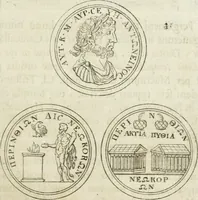An illustration from Thesaurus numismatum e musaeo Caroli Patini (1672)