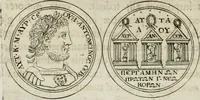 An illustration from Thesaurus numismatum e musaeo Caroli Patini (1672)