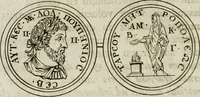 An illustration from Thesaurus numismatum e musaeo Caroli Patini (1672)