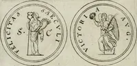 An illustration from Thesaurus numismatum e musaeo Caroli Patini (1672)
