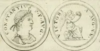 An illustration from Thesaurus numismatum e musaeo Caroli Patini (1672)