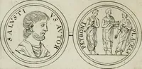 An illustration from Thesaurus numismatum e musaeo Caroli Patini (1672)