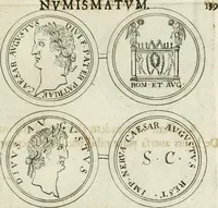 An illustration from Thesaurus numismatum e musaeo Caroli Patini (1672)
