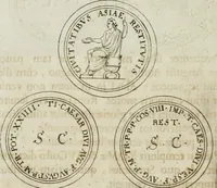 An illustration from Thesaurus numismatum e musaeo Caroli Patini (1672)