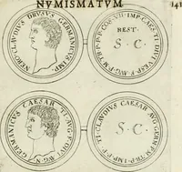 An illustration from Thesaurus numismatum e musaeo Caroli Patini (1672)