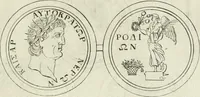 An illustration from Thesaurus numismatum e musaeo Caroli Patini (1672)